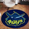 Tampa Bay Rays (29) Round Office Rug Decorative Floor Rug for Office Bedroom Living Room and Home Space