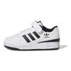 adidas Baskets Basses Forum J Blanc Noir Enfants Blanc Nuage Noir Cœur IF2651