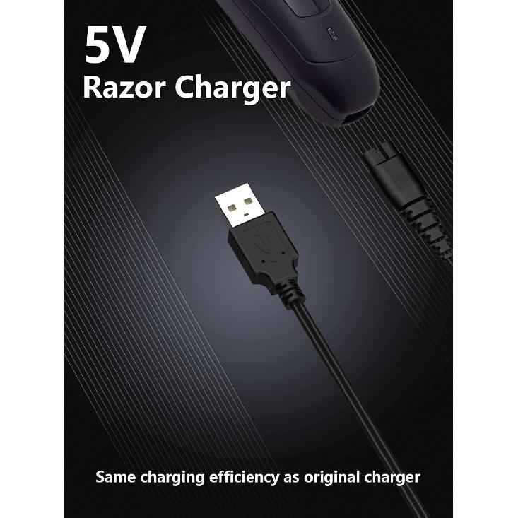 USB-шнур для зарядки, совместимый с беспроводными профессиональными машинками для стрижки волос Hatteker, триммером для бороды RFC-588 RFC-598 RFC-690 RFC-692 RFC-696 RSCX-7568 RSCX-9598, бритвой