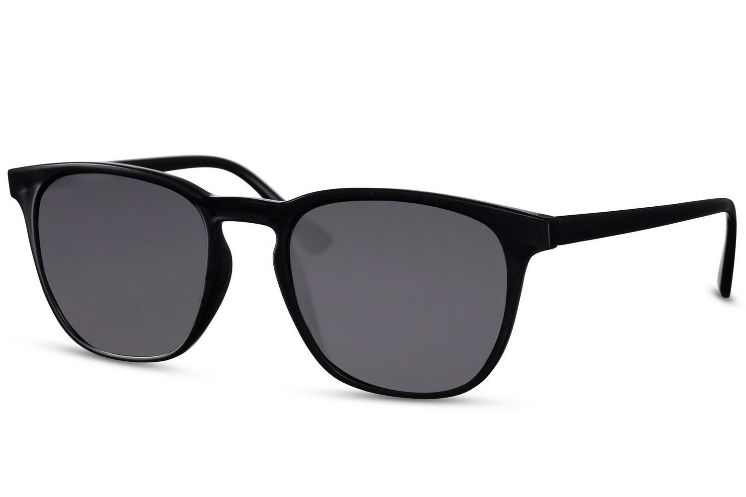 Lunettes de soleil noires classiques pour hommes L6353 noir