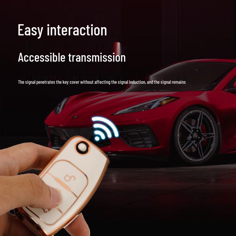 Fits Ford Classic Focus, Older EcoSport, Fiesta Folding Remote Key Cover