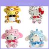 Sanrio Kuromi Hello Kitty Verwandlungs-Tiger Plüschrucksack für kleine Mädchen