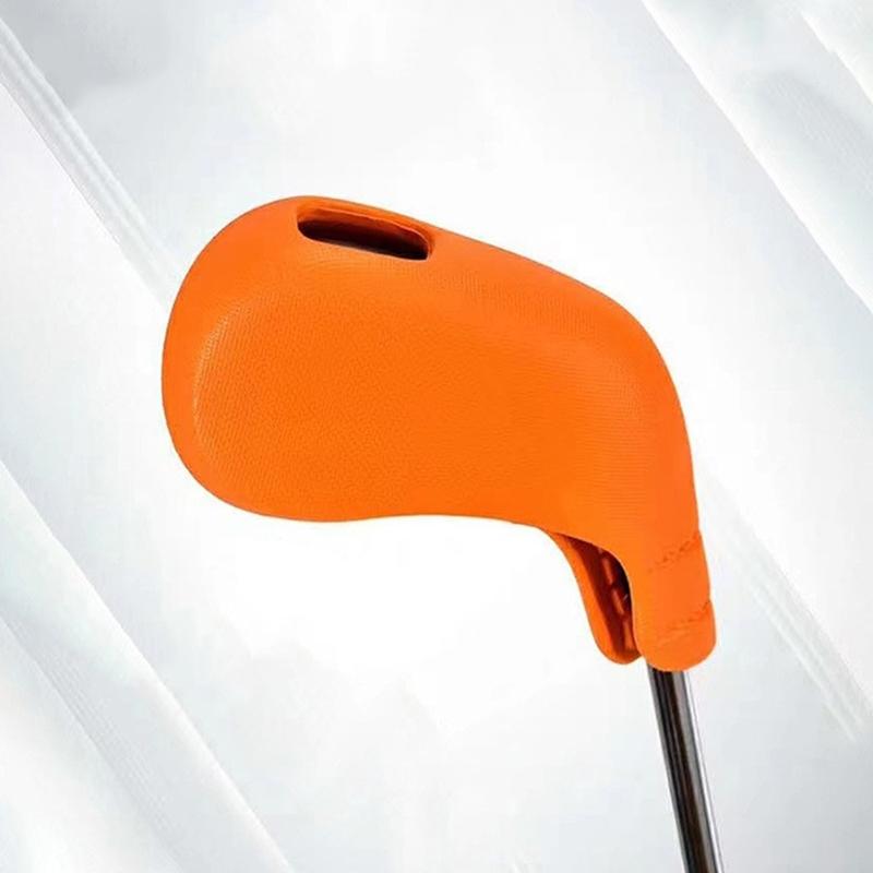 High Elastic Golf Iron Head Cover Thick Soft PU Golf Head Cover Replacement Headcover Protective Cover Protector