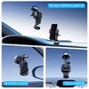Ulanzi SK-23 Motorized Suction Cup Car Mount for Action Cameras, GoPro, Insta360, DJI, etc. 360-degree rotation, aluminum alloy construction. Attaches