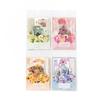 100pcs/lot Memo Pads Material Paper Daily Dried Flower Post Office Junk Journal Scrapbooking Cards Retro Background Decoration