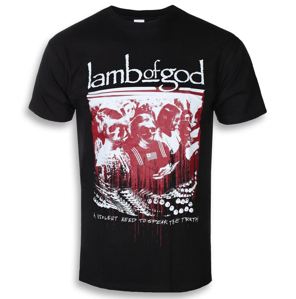 2026 Lamb of God Band Graphic Cotton Tshirt Unisex Summer Short Sleeve Fashion Brand Tee Luxury Casual Vintage Retro Tops