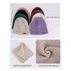 3 Piece Set Knit Beanie Hat Soft Plush Material Windproof Beanies Cap Hat Scarf Gloves Set  For Men