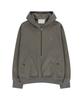 Half Zip-Up Hoodie (Khaki)
