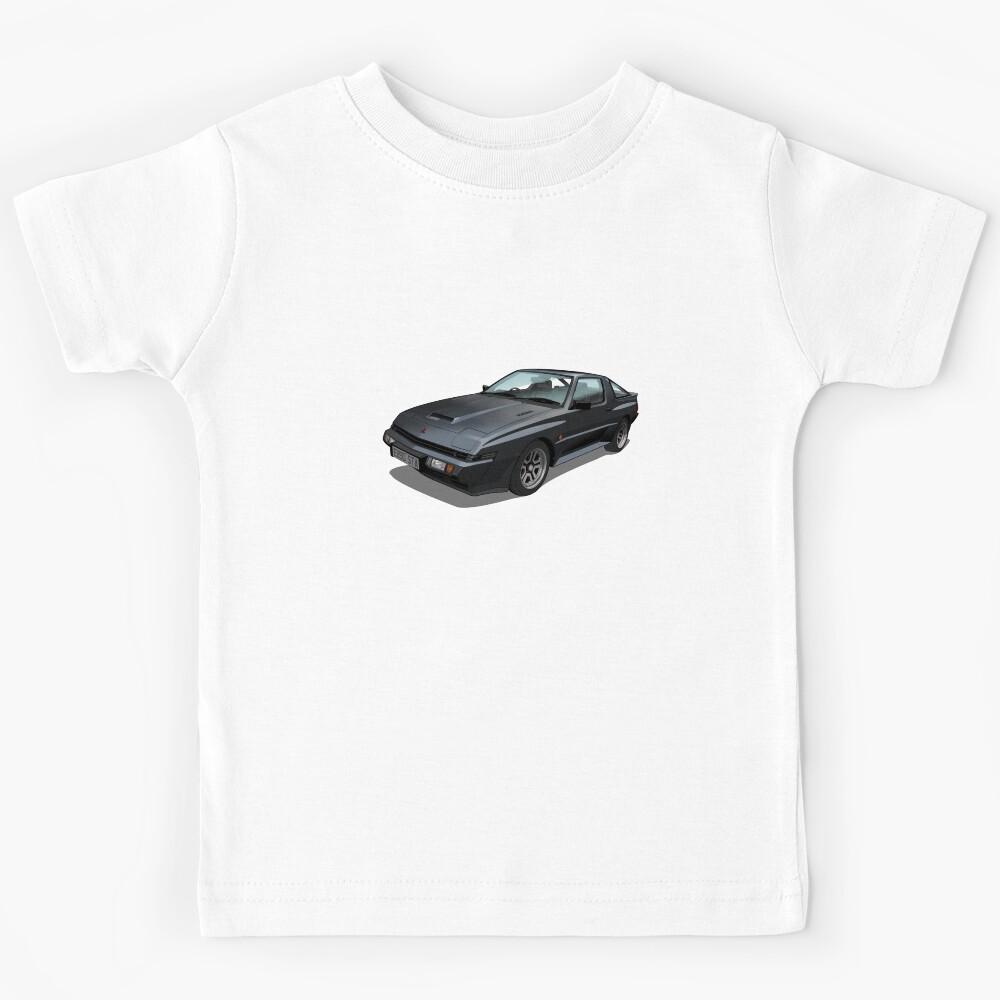 1989 Mitsubishi Starion EX Widebody Turbo in black Kids T-Shirt 140