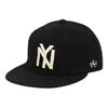 Casquette de baseball vintage American Needle pour homme 6 panneaux Rétro Ligue Negro New York Black Yankees Laine noire Réglable Chapeau unisexe Taille unique