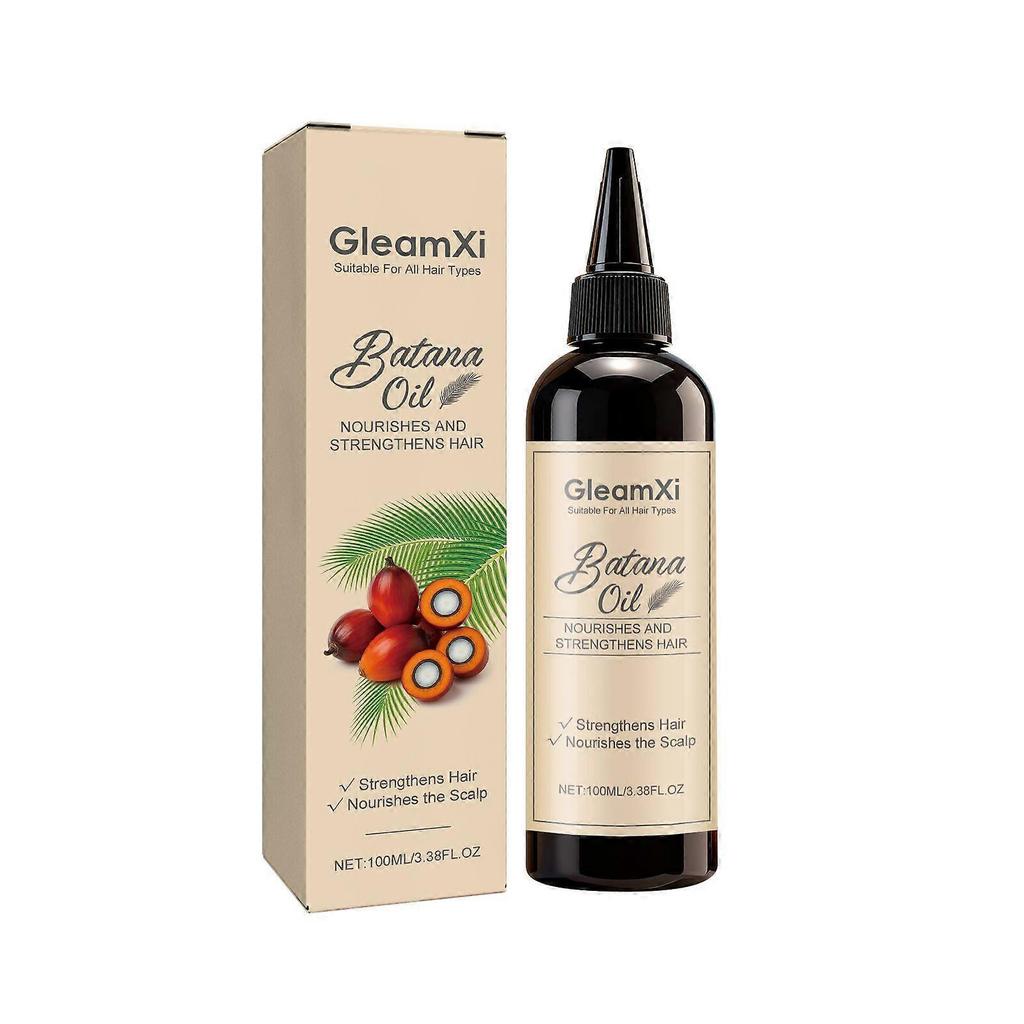 Gleamxi Olio Essenziale Batana per la Cura dei Capelli Rinfrescante e Idratante Quotidiano Cura del Cuoio Capelluto Capelli Ricchi e Setosi Idratanti