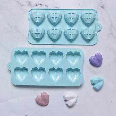 Stampo da forno eccellente Grado alimentare Fai da te Facilmente sformabile Forma a cuore Cubetti di ghiaccio Biscotto Pasticceria Stampo da forno manuale Fornitura per panetteria