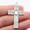 Large Crosses Detailed Religious Charm Antique Bronze Zinc Alloy Jewelry Making Supplies Necklace Making DIY Charms