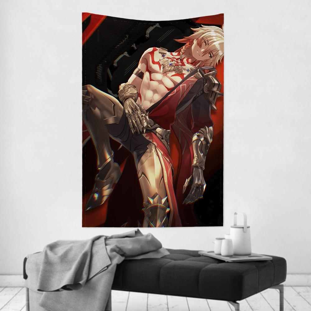 Mydei Animated Game Honkai Star Rail Tapestry Room Decor Wall Cloth Party Hanging Background Room Decor Baby Room