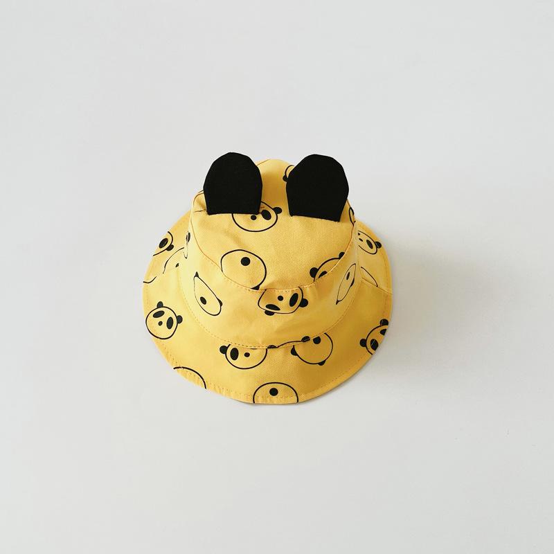 

Милые детские панамы, однотонные детские солнцезащитные шапки для мальчиков и девочек, уличные солнцезащитные шапки с ветрозащитной веревкой, детские шапки, аксессуары Head circumference 46-49cm