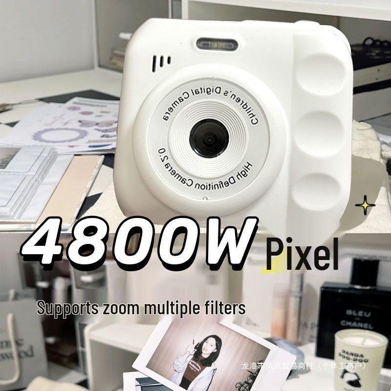 Cute HD Dual Camera for Students: Digital Polaroid Capable of Photos and Mobile Transfer