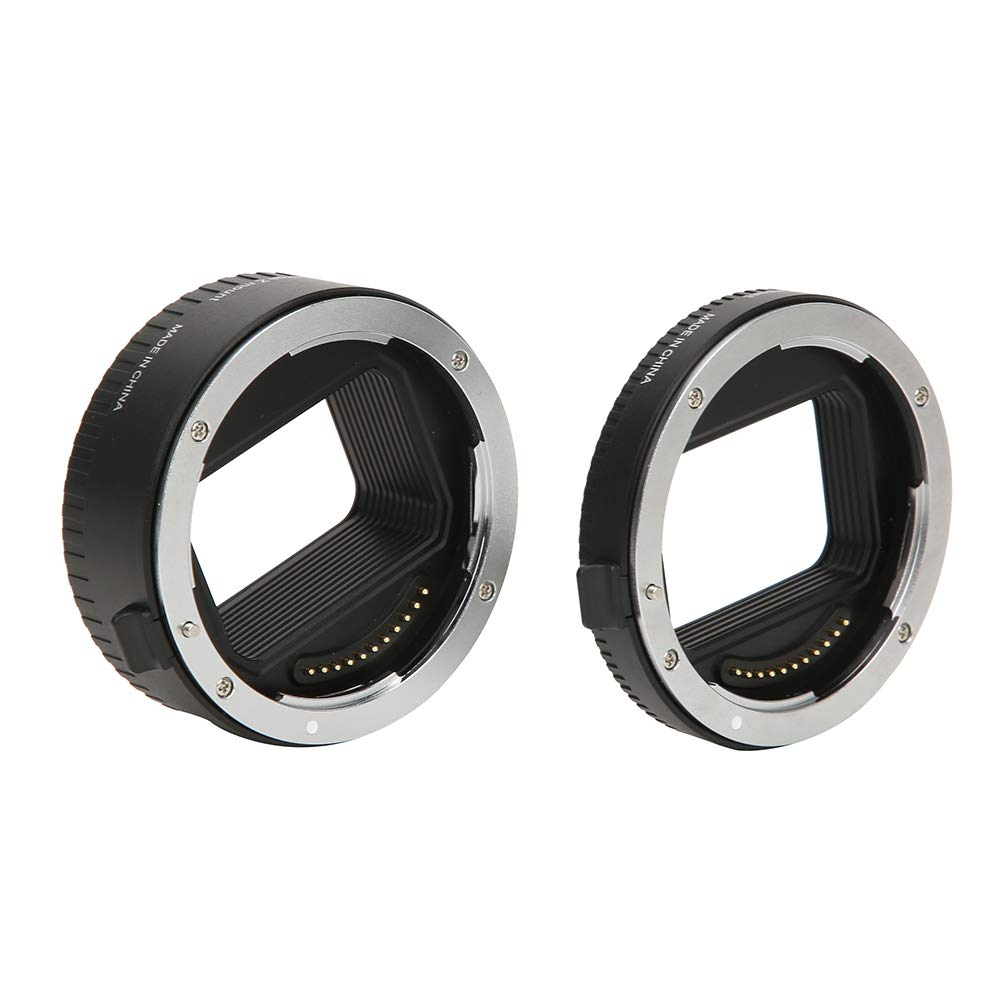 Ring 12mm 24mm AF Autofocus Extension Metal Macro Adapter Ring for Nikon Cameras DG-Z Close-Up Set, + Tube, Black, Z-Mount