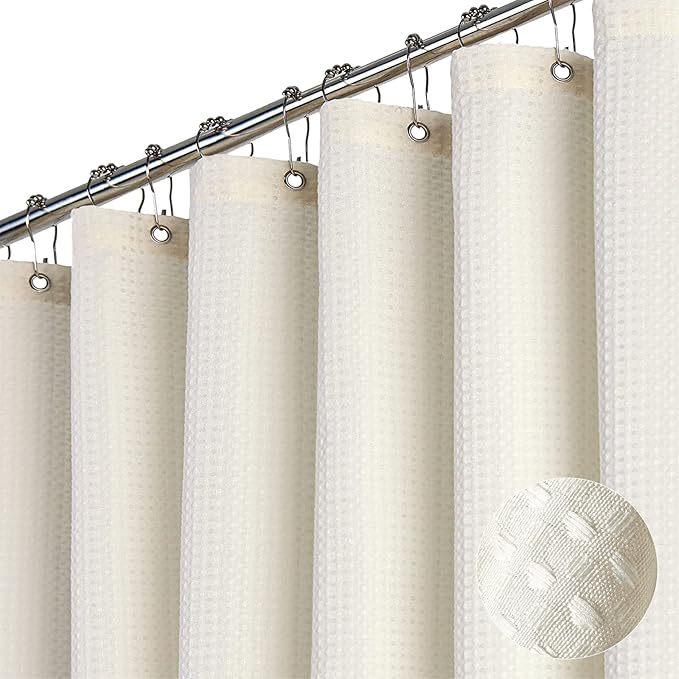Set di Tende da Doccia Spesse per Bagno Resistenti alla Muffa Impermeabili con Ganci Metallici Finestra del Bagno Liner per Doccia Decorazione