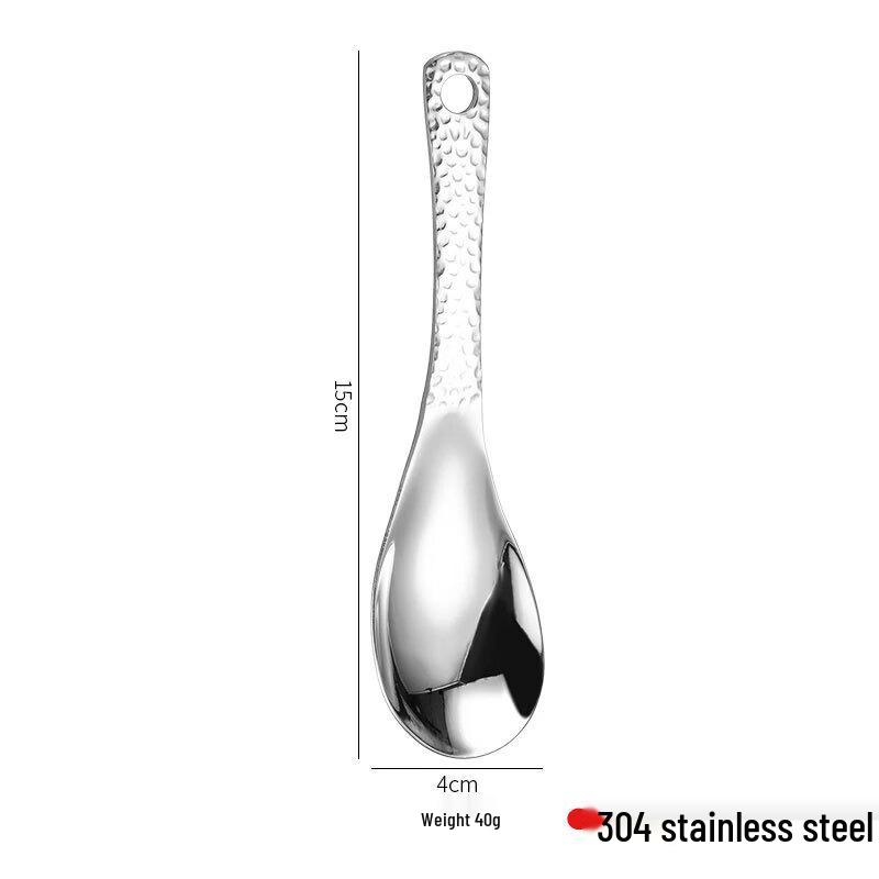 

Abay 304 Stainless Steel Hammered Soup Spoons Set of 4