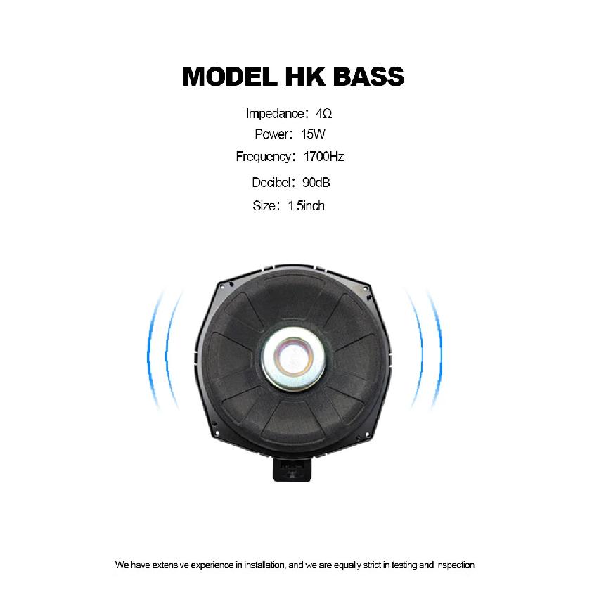 Auto-Audiosystem Für BMW E60 E70 E83 E90 E92 F10 F20 F30 F32 F34 G20 G30 Hochtöner Mitteltöner Subwoofer Lautsprecherhorn Musik modifizieren