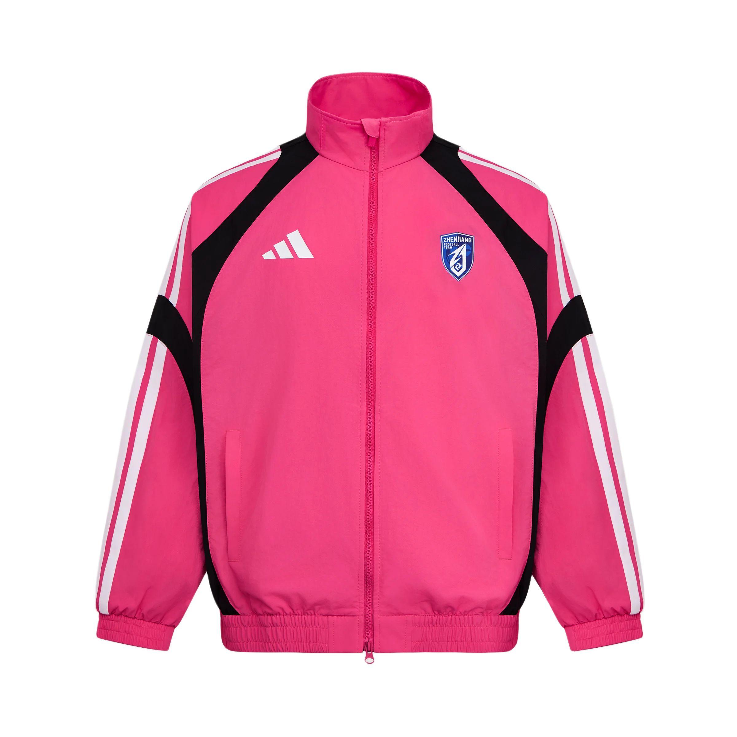 

Adidas Jackets Unisex Bright Pink/Black Stand Collar Moderate Other LG1979 L