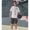 Li-Ning Badfive Sports Basketball Series Letter Print Solid Color Crew Neck Pullover Short Sleeve T-Shirt Men Tops White AHSS739-1