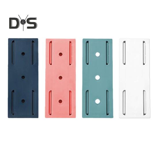 

4 шт. Тримач подовжувача живлення Самоклеючий тримач розетки без проколів Легко встановлюється Фіксатор розетки для настінного кріплення Маршрутизатор Wi-Fi Органайзер для дистанційного керування різнокольоровий