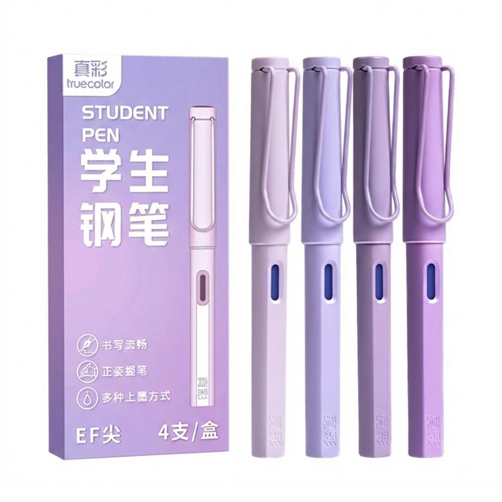 

Transparent Ink Window Fountain Pen Gradient Color Writing Pen Calligraphy Pen Writing Calligraphy фіолетовий