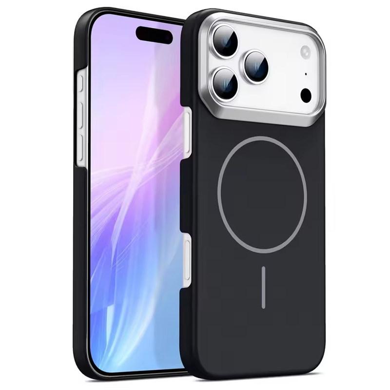 Luxury Razor Lens Matte Magnetic Case For iPhone 17 Air 16 15 14 Plus 13 12 11 Pro Max 16e Shockproof Armor Phone Cover