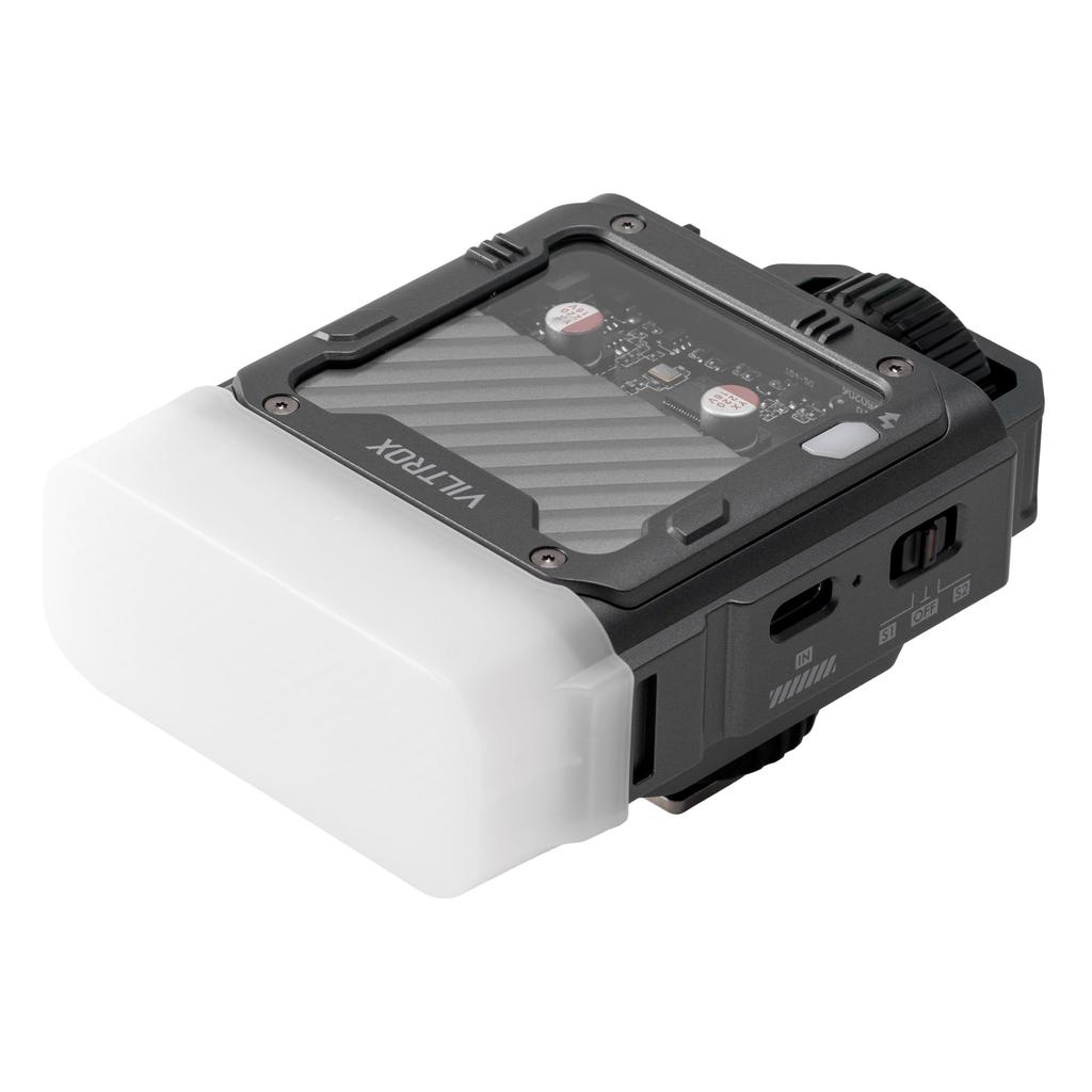 VILTROX Spark Z3 Camera Compact TTL Mini GN16 1800mAh Flash with Compatible with Nikon Flash, On-Camera Flash, 7-Level Dimming, Diffuser, (Gunmetal