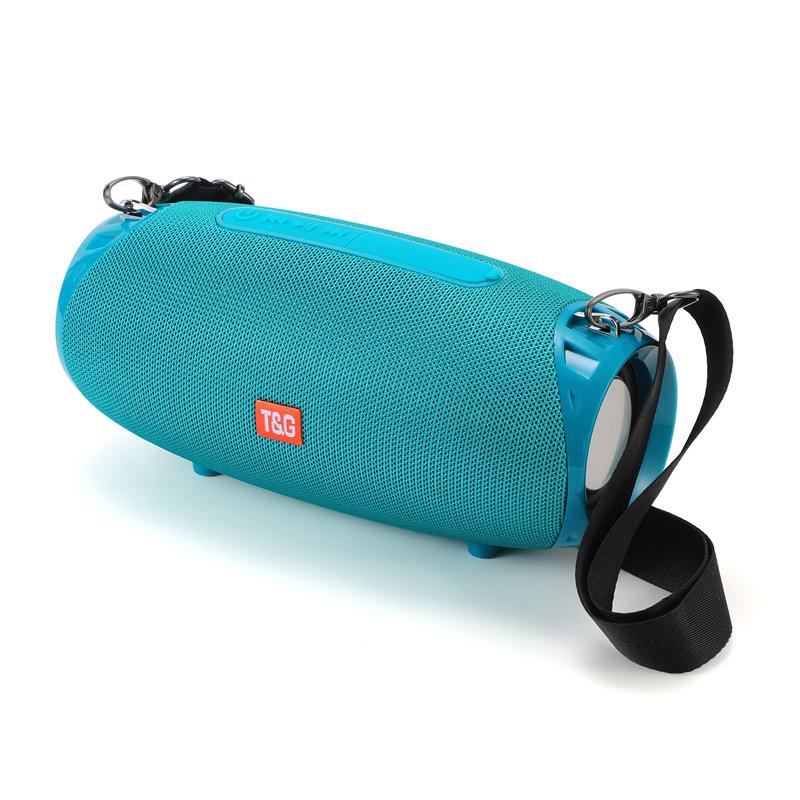 

TG534 Міжкордонна вулична Bluetooth-колонка з TWS, потужним басом та портативним ручним дизайном peacock синього кольору