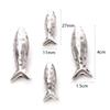 2 buc Mărgele Distanțiere Bijuterii Ocean Culoare Argintiu Antichitate Pește Animal Mărgele Metalice Pentru Realizare DIY Colier Cercei Accesorii Bijuterii