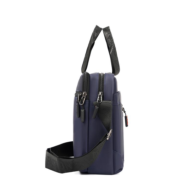 Multi-functional Outgoing Shoulder Bag Men's Commuter Portable Flat-panel Briefcase Business Crossbody Bag