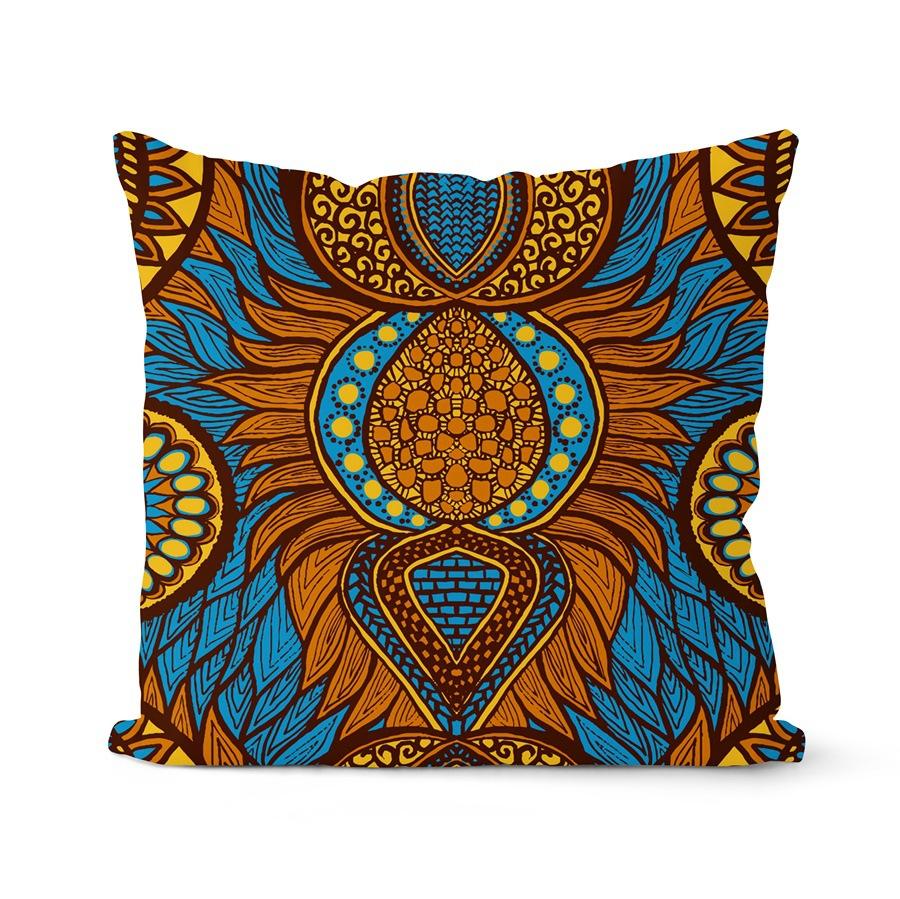 Tribal Muster Kissenbezug Geometrisch Ethnisch Afrikanisches Element Kissen Haus Sofa Stuhl