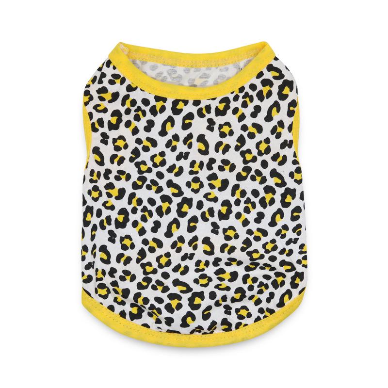 Leopard Print Vest for Small Dogs & Cats - Spring/Summer/Autumn Style