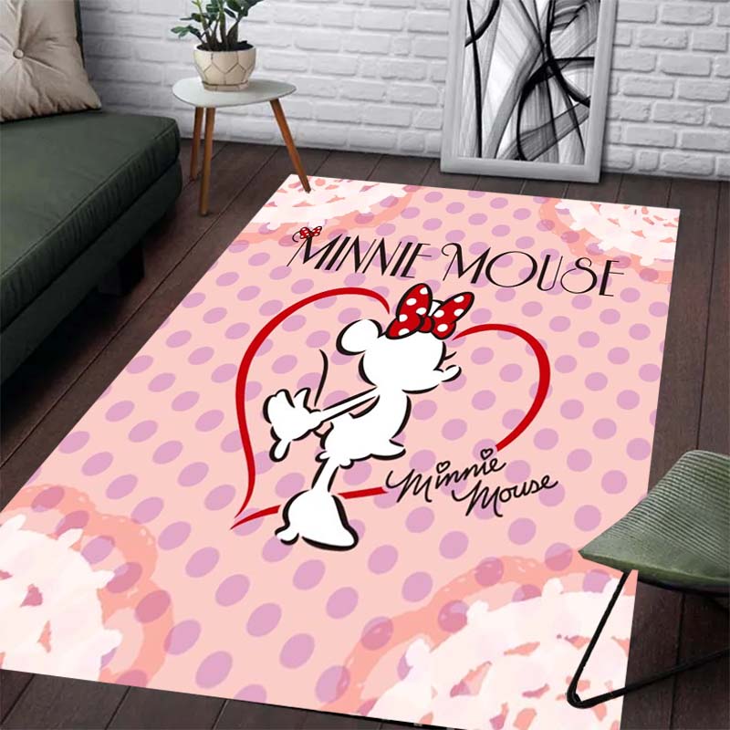 

Yellow Mickey Print Pattern Carpet -Slip-resistant Kitchen Mat Outdoor Carpet Home and Bedroom Decoration Yoga Mat Birthday Gift 60x90cm