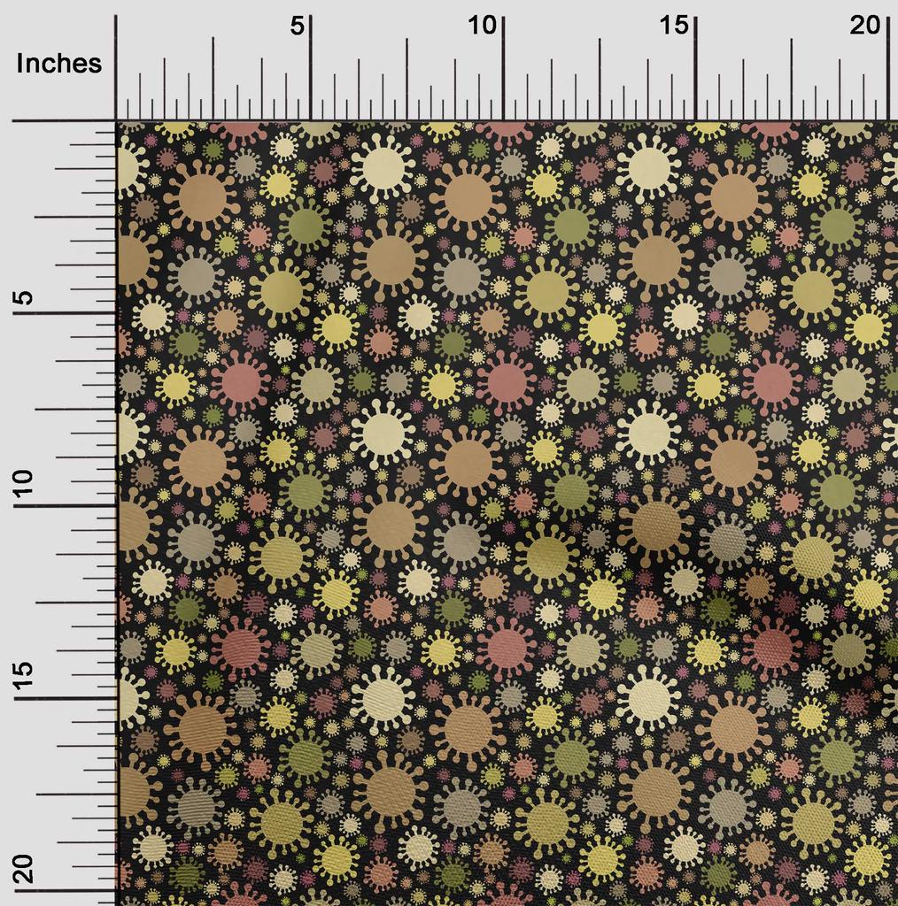 oneOone Cotton Flex Lime Green Fabric Medical Craft Projects Decor Fabric Printed By The Yard 40 Inch