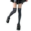 Japanese Soft Cute Girl Cartoon Cat Socks Cute Bear Stockings Spring And Autumn Knee Pure Cotton Gray Socks