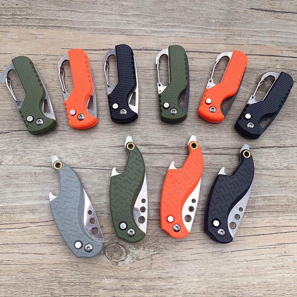 Portable Multi-purpose Keychain Open Box Knife, Quick Rope Cutter Car Emergency Daily EDC Cutting Tool