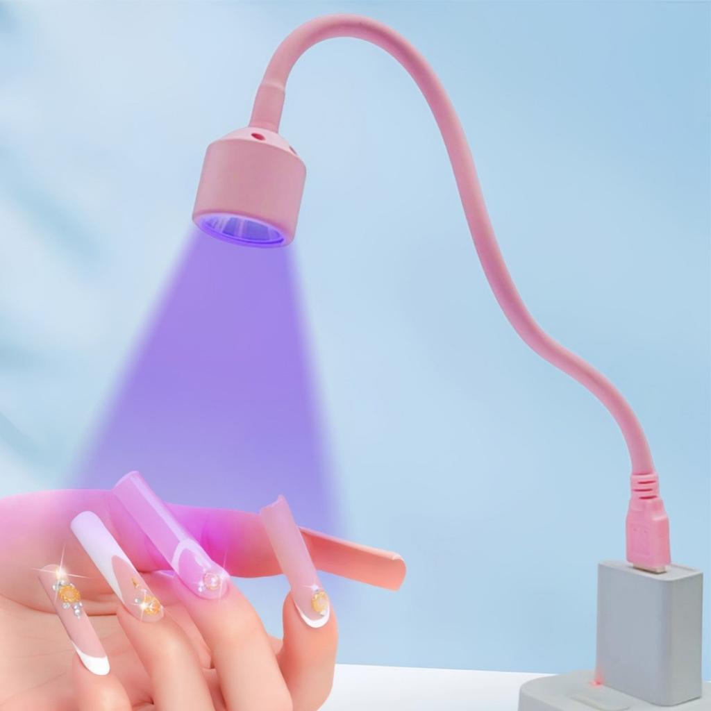 Mini Nail Dryer UV LED Nail Lamp Foldable USB Curing Lights Desk Lamp For Gel Polish Quick Dry Nail Art Dryer Manicure Tool