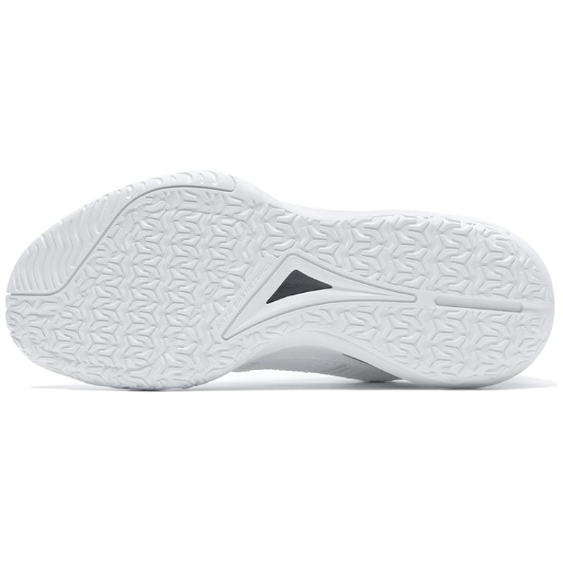 Anta The Dagger 5 Cushioning, Wear Resistant Low Top Performance Basketball Shoes Men's White Blue Sneakers 112141605-1