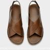 Fashion Sandals for Men 2025Summer New Beach Sandals High Quality Cowhide Leather Sandals Outdoor Casual Driving Sandal Sandalias Hombre
