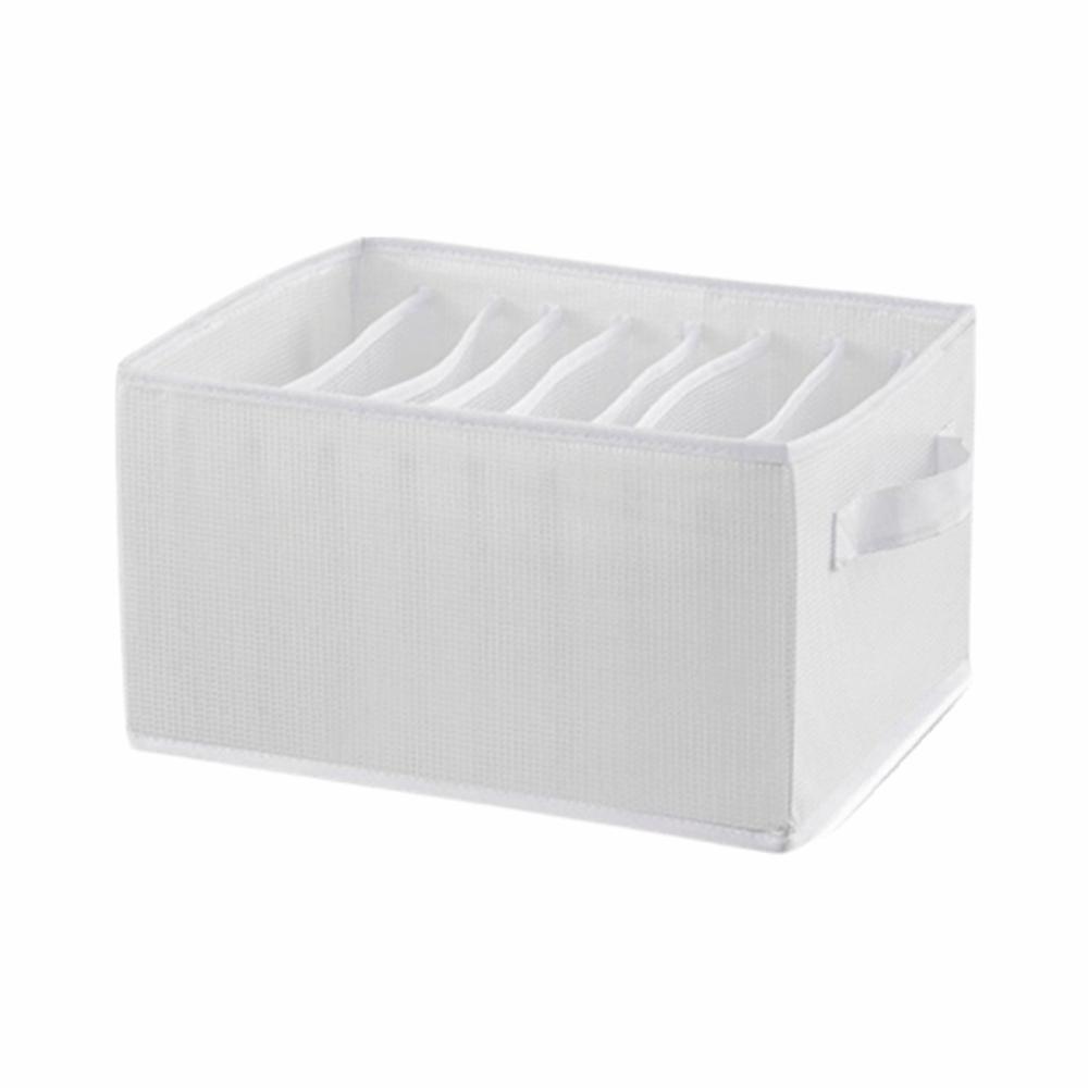 Solid Color Clothing Storage Box Foldable Wardrobe Organizer Practical Clothes Organizer  Closet