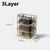 3/5pcs Household Stackable Food Sealing Jar Multi-layered Seasoning Storage Box Portable All-In-One Kitchen Spices Beans Storage Jar