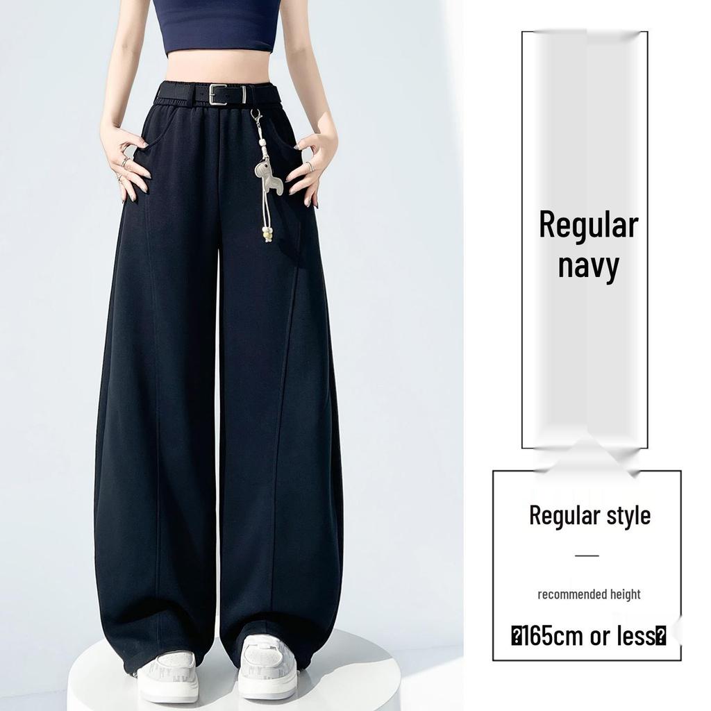 Women's High-Waisted Slimming Casual Wide-Leg Sweatpants for Summer 2026