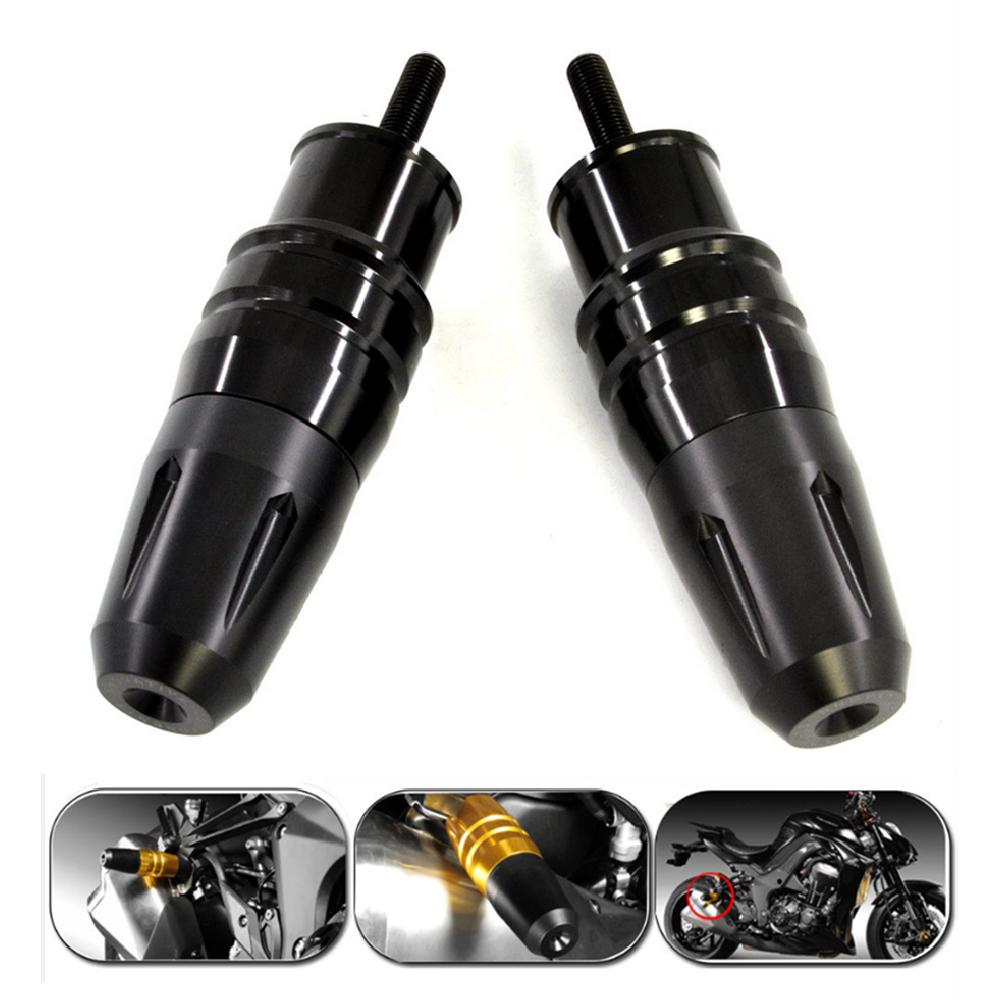 Universal Black Aluminum Motorcycle Panel Engine Protector Guard Crash Slider 1X