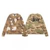 STU 25 Classic Camo Print Oversized Waffle Knit Long Sleeve Sweatshirt Teen Boys
