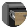 Altivo 1D1Sn Artisan-Anthracite Chest Of Drawers, 1 Door, 1 Low Drawer
