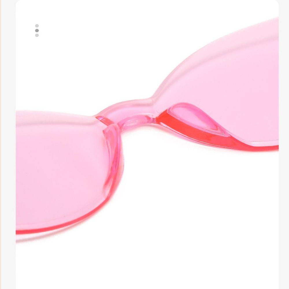 Candy Color Cat Eye Sunglasses Sun-Protective Street Photos Decoration Driving Glasses UV400 Travel Accessories