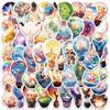10/30/50pcs Cartoon Fantasy Light Bulb World Stickers Cute Creative Graffiti Decals Scrapbook Luggage Phone Guitar Sticker Pack